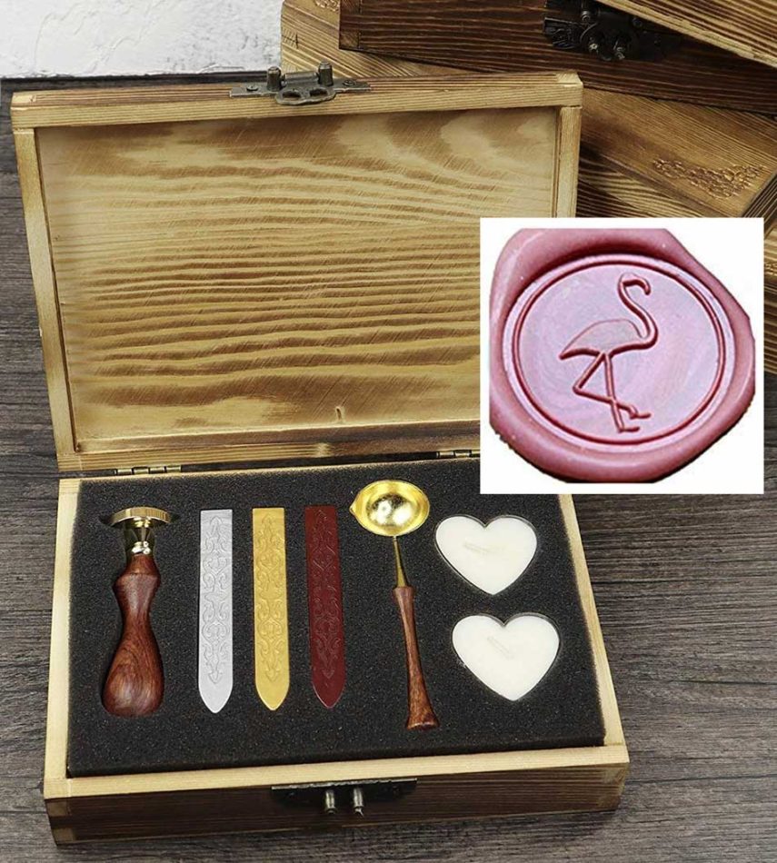 Wax stamp your letters and gifts with style