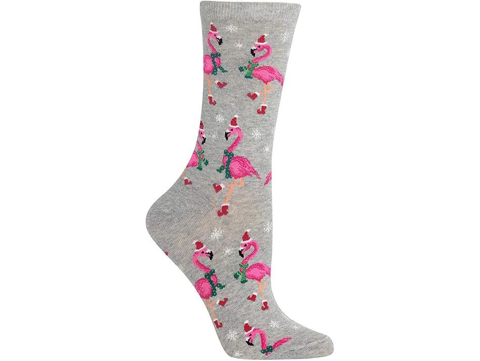 Hot Socks - Christmas flamingo socks