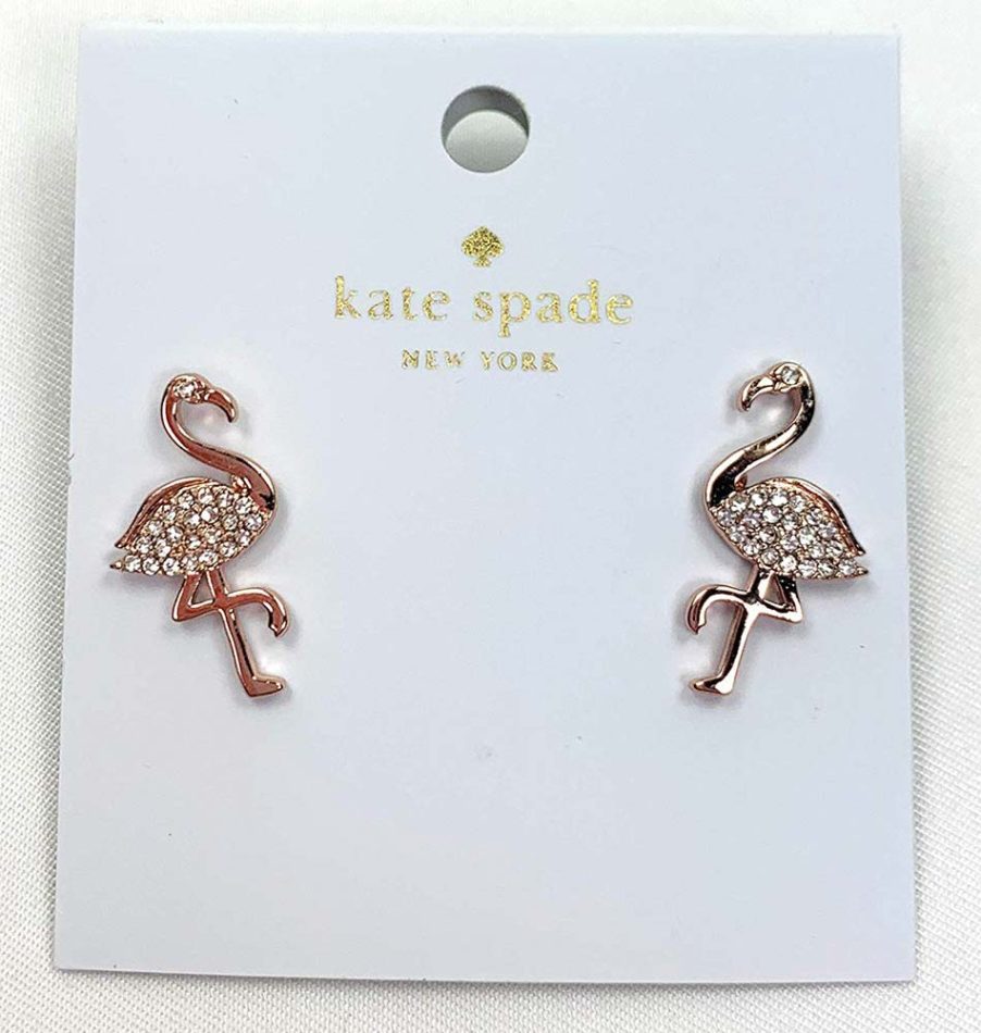 Kate Spade flamingo earrings